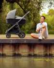 OYSTER 3 CARRYCOT CAVIAR HERRINGBONE 6