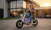 Hyper Gogo Cruiser 12 Plus Motocykl elektryczny z aplikacją - niebieski 9