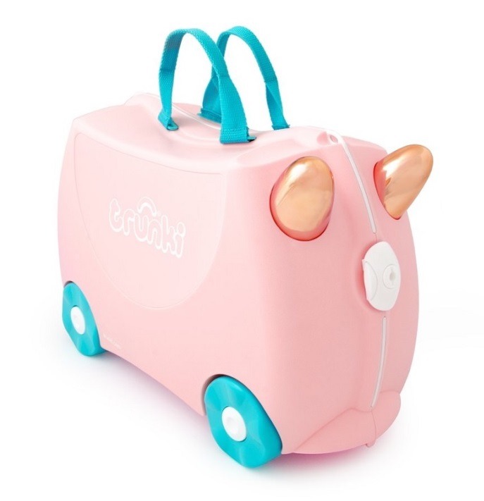 Jeżdżąca walizeczka Trunki - Flaming Flossi + naklejki 1