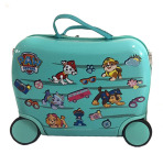 Jeżdżąca walizka podróżna - Psi Patrol - turkusowa mała 2