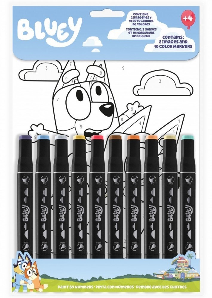  PAINT BY NUMBERS BLUEY 1