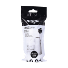 Kosz na zużyte pieluchy Magic Majestic - jasny szary (na 25 pieluch) + worki 10