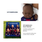 Lalka FC Barcelona chłopiec Afrykańczyk - 21 cm 4