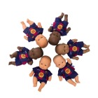 Lalka FC Barcelona chłopiec Afrykańczyk - 21 cm 6