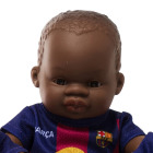 Lalka FC Barcelona chłopiec Afrykańczyk - 21 cm 8