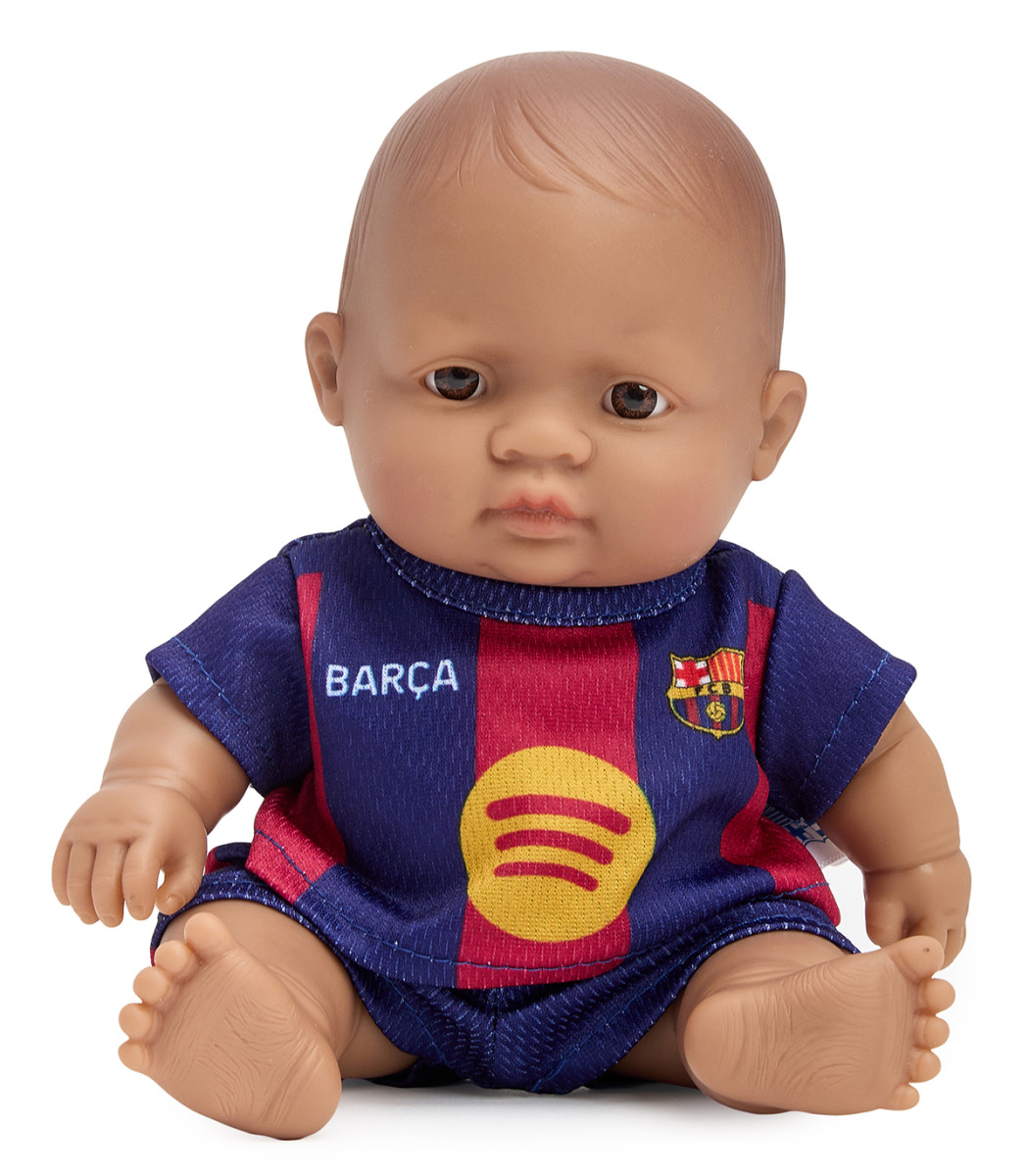 Lalka FC Barcelona chłopiec Latynos - 21 cm 1