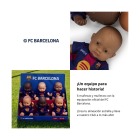 Lalka FC Barcelona chłopiec Latynos - 21 cm 5