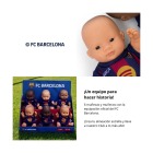 Lalka FC Barcelona dziewczynka Azjatka - 21 cm 2