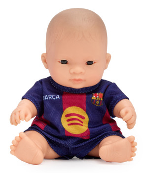 Lalka FC Barcelona dziewczynka Azjatka - 21 cm 1