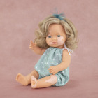 Lalka  w ubranku dziewczynka Europejka z ciemnymi blond włosami i bielactwem 38 cm - My Friends & Me 3
