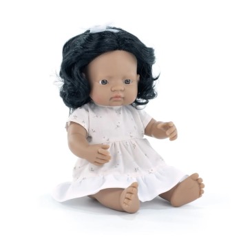 Lalka w ubranku dziewczynka Latynoska z czarnymi włosami 38 cm - Moi przyjaciele i ja 1