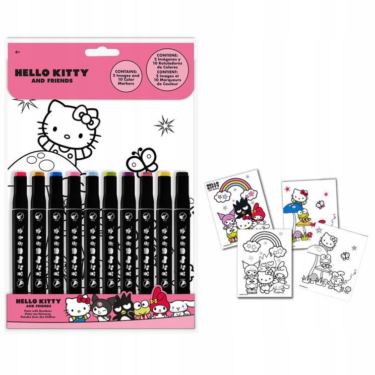 PAINT BY NUMBERS HELLO KITTY & FRIENDS 1