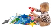 Mata edukacyjna z zabawkami - Ocean 6