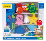 Mata edukacyjna z zabawkami - Ocean 11