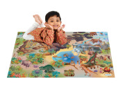 PLAYMAT LATEX -QUADRI-DINO CONNECT 2