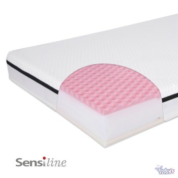 Materac do łóżeczka SensiLine PRESTA 120x60 + pokrowiec Sensi  1