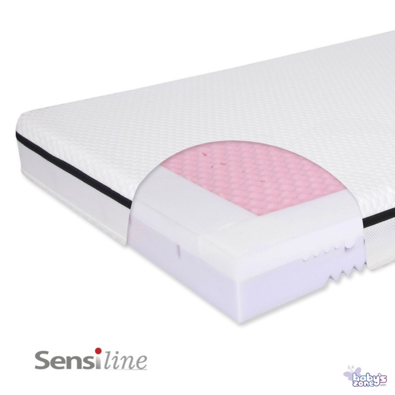 Materac do łóżeczka SensiLine VIENA VISCO 120x60 + pokrowiec Sensi  1
