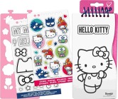 Mini notatnik z naklejkami + szablony do rysowania  Hello Kitty 2