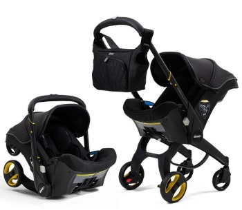Mobilny fotelik samochodowy Doona+ Midnight + torba Essential 1