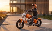 Motocykl elektryczny M5 - pomarańczowy 6