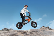 Motocykl elektryczny R8 - pomarańczowy 3