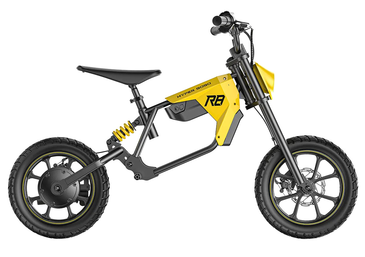 Motocykl elektryczny R8 - żółty 1