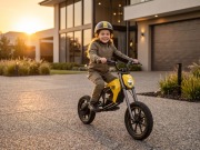 Motocykl elektryczny R8 - żółty 6