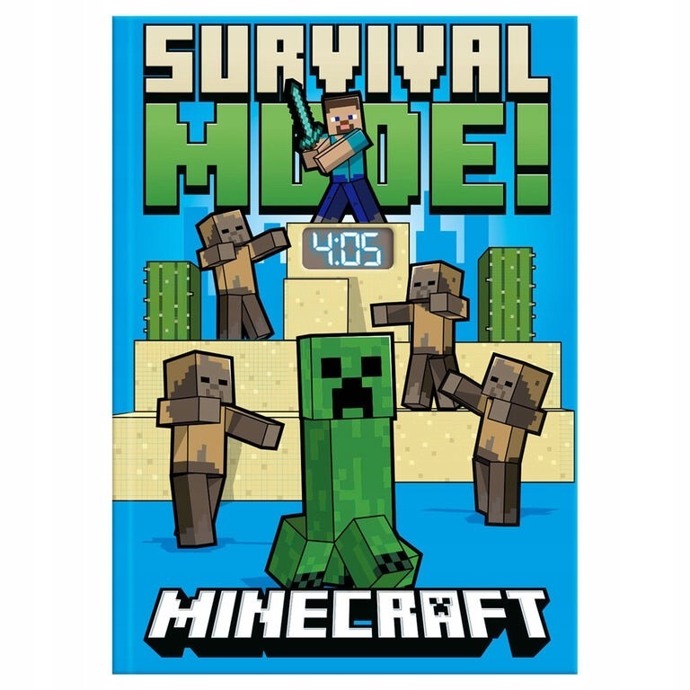 NOTEBOOK WITH LCD WATCH CDU MINECRAFT 1