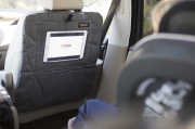 Ochraniacz fotela samochodowego z kieszonką na tablet - antracyt 3