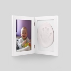 BABY HANDPRINT CLAY WITH FRAME WHITE 2