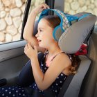 Opaska podtrzymująca głowę w foteliku samochodowym dla dzieci - niebieska 6