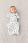 Otulacz Swaddle UP - rozmiar M -  biały, tęcza - ETAP1 - 1 TOG Original 2