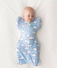 Otulacz Swaddle UP - rozmiar M - niebieski, chmurki - ETAP 1 Original 3