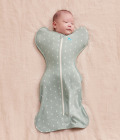 Otulacz Swaddle UP - rozmiar M - oliwkowy księżyce - ETAP 1 - TOG 1 3