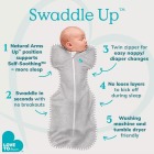 Otulacz Swaddle UP - rozmiar M - piaskowy ETAP 1 - 1 TOG Original 4