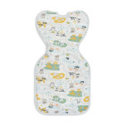 SWADDLE UP DESCO LITE ZOO TIME WHITE S 2