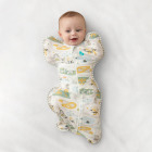 SWADDLE UP DESCO LITE ZOO TIME WHITE S 3