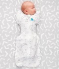 Otulacz Swaddle UP - rozmiar XS -  biały, duży kosmos - ETAP1 - 1 TOG Original 3