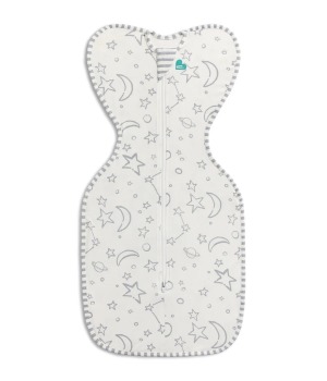Otulacz Swaddle UP - rozmiar XS -  biały, duży kosmos - ETAP1 - 1 TOG Original 1