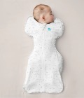 Otulacz Swaddle UP - rozmiar XS - biały, kosmos i napisy ETAP1 -  0.2 TOG Original 3