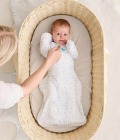 Otulacz Swaddle UP - rozmiar XS - biały, kosmos i napisy ETAP1 -  0.2 TOG Original 4