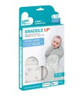 Otulacz Swaddle UP - rozmiar XS - biały, księżyc - ETAP 1 Extra Warm 11