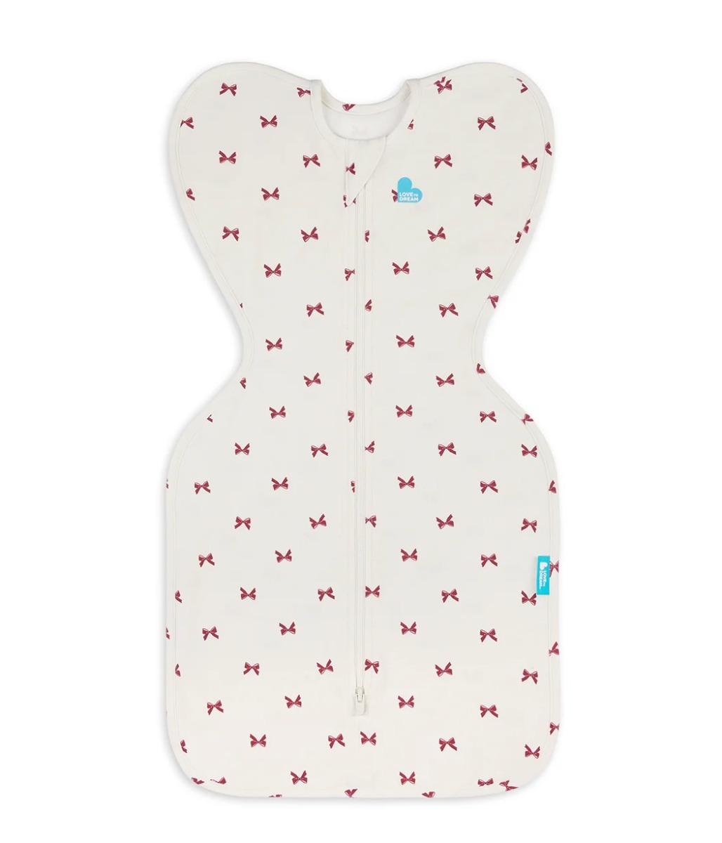 Otulacz Swaddle UP - rozmiar XS - kokardki - ETAP 1 - bawełna - TOG 1.0 1