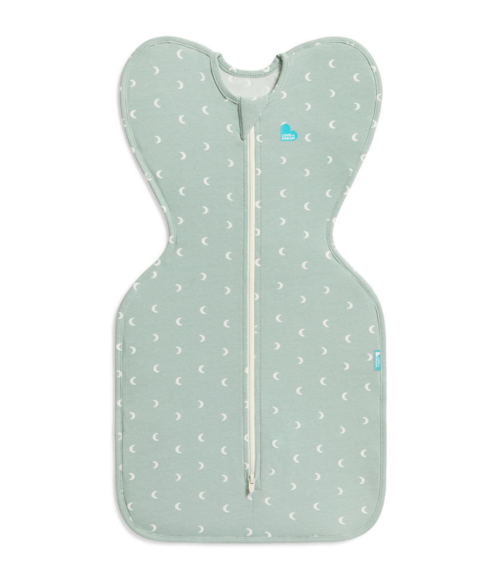 Otulacz Swaddle UP - rozmiar XS - oliwkowy księżyce - ETAP 1 - TOG 1 1