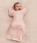 Otulacz Swaddle UP - rozmiar XS - różowy wiśnie - ETAP 1 - TOG 1 3