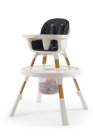 Oyster Home Highchair Krzesełko do karmienia 4w1 - Fossil, czarne 2