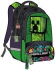 Plecak szkolny Creeper BOOM 42cm - Minecraft 2