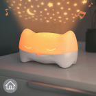 Projektor i lampka nocna do usypiania 3w1 Hooty - sówka 3