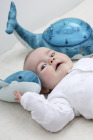 Projektor z grzechotką -Wieloryb niebieski - Cloud b® Tranquil Whale™ Blue Family 7