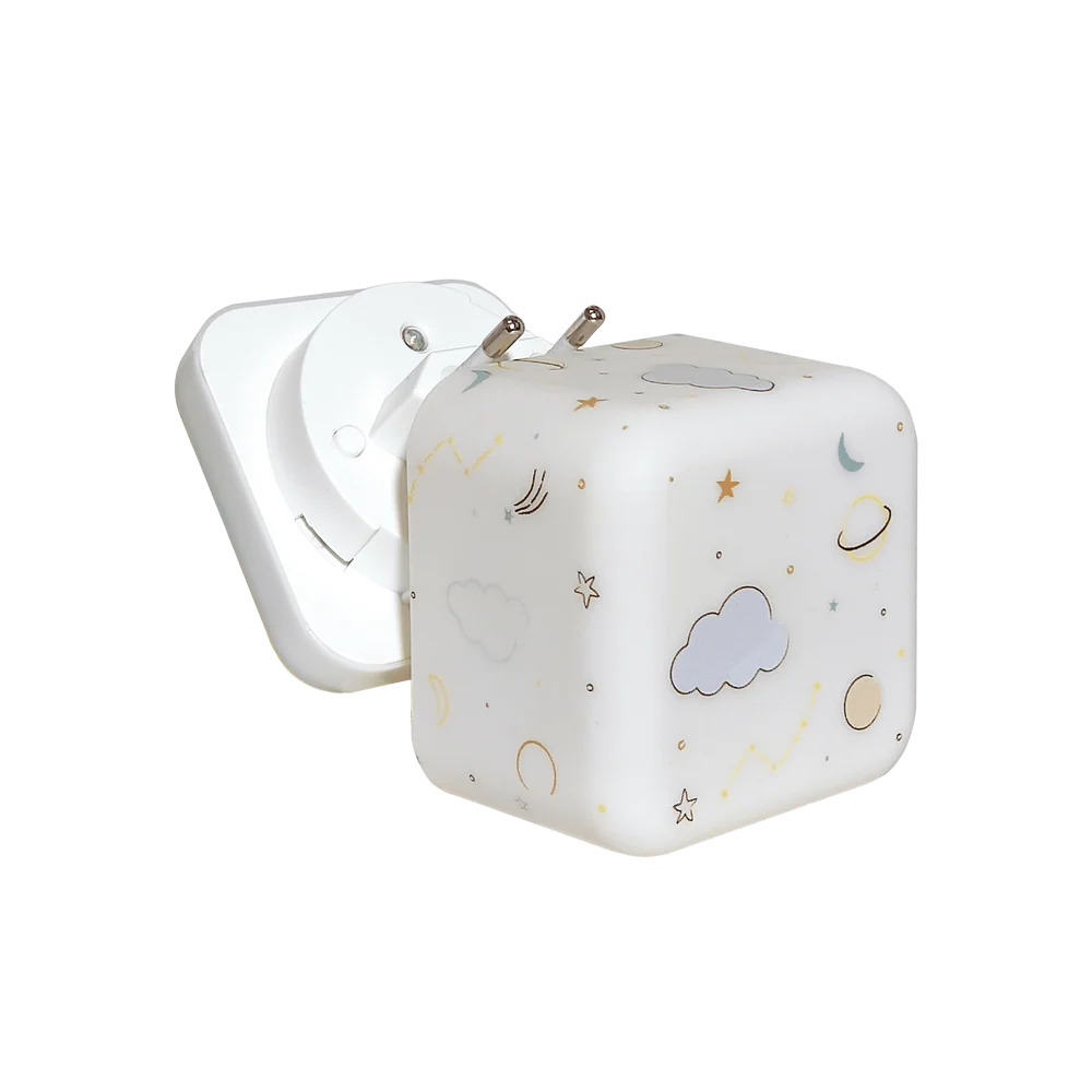 Przenośna lampka nocna Cube B™ – świecąca kostka - Kosmos 1